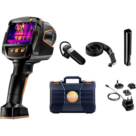 Testo – Caméra thermique 320 x 240 pixels – Plage de mesure -30 à +650 °C – Sensibilité thermique 40 mK – WiFi – Taux de rafraîchissement 27 Hz - Y373742