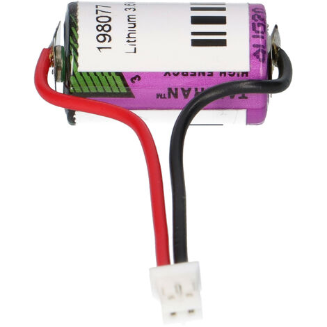 Testo Datenlogger Lithium Batterie mit Kabel und Stecker - 175-T3 Serie - 1/2AA 3,6V 950mAh