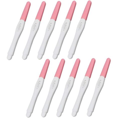 Tests de grossesse en bandelettes - Paquet de 10, détection précoce et précise, soin d'hygiène et de santé personnelle pour les femmes