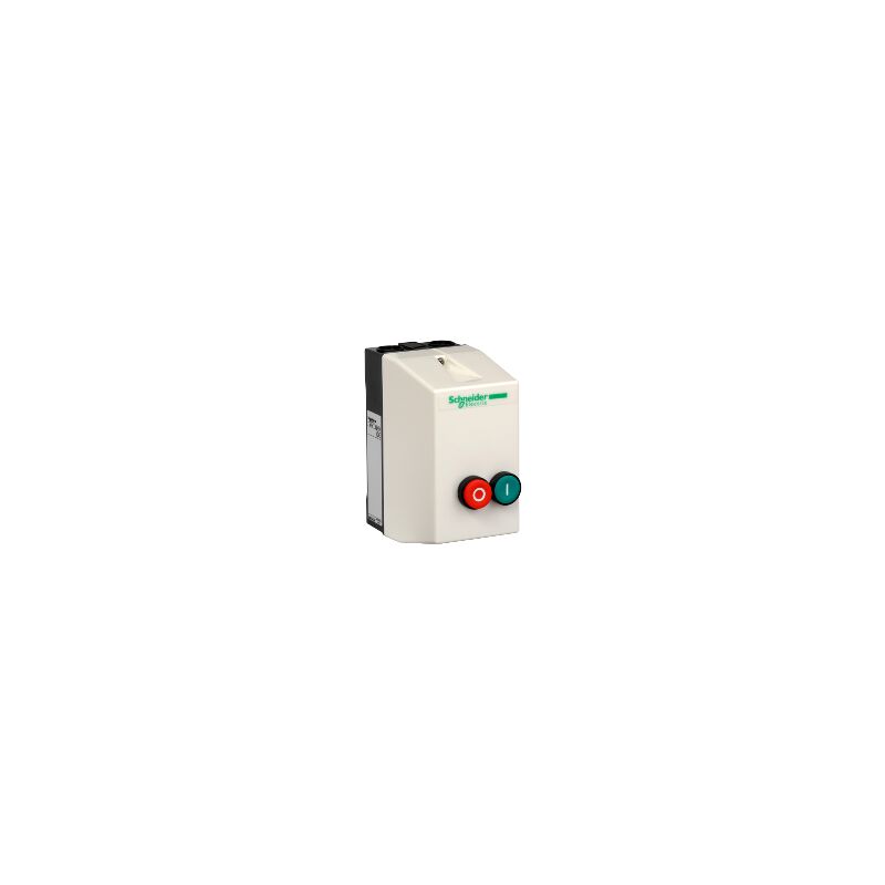 Schneider Electric - TeSys - coffret vide - pour LE1D09 D12 - avec bouton-poussoirs vert et rouge - DE1DS1