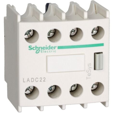 TeSys D - bloc de contacts auxiliaires - 2F+2O - bornes à vis-étriers - LADC22