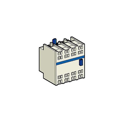 TeSys D - bloc de contacts auxiliaires - 3F+1O - bornes à ressort  - LADN313