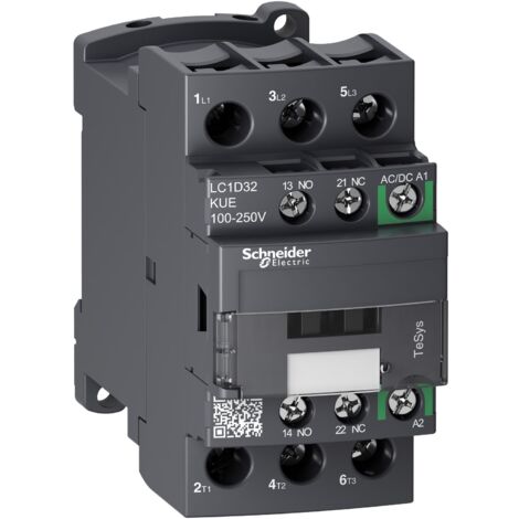 TeSys D - contacteur - 3P(3 NO) - AC3 - = 440V 32A - 100 à 250Vca-cc