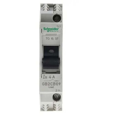TeSys GB2-CB - disjoncteur pour circuit de contrôle - 4A - 1P - 1d  - GB2CB09