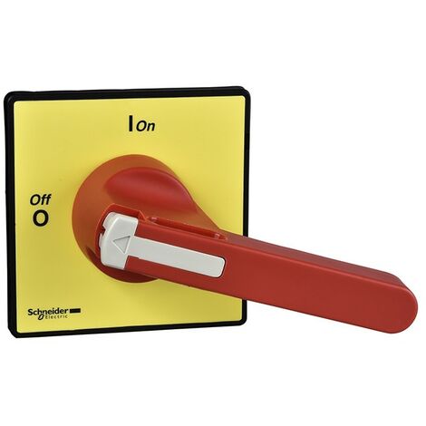 TeSys KCF - commande rotative frontale - pour V5,V6 - crosse rouge  - KCF3PZ