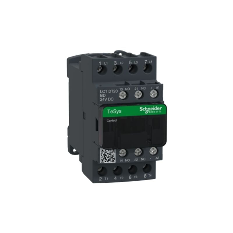 Schneider Electric - Contacteur TeSys LC1-D - 4P - AC-1 440V 20 a - bobine 24 v cc - LC1DT20BD