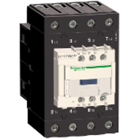 TeSys LC1D - contacteur - 4P - AC-1 440V - 80A - bobine 24Vca - LC1DT80AB7