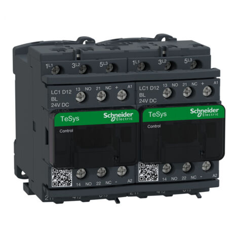 TeSys LC2D contacteur inverseur 3P AC-3 440V 12A bobine 24Vcc SCHNEIDER LC2D12BLV