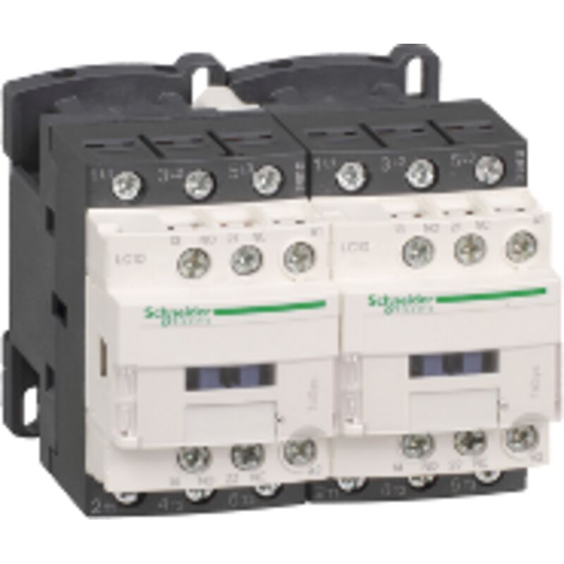 Schneider Electric - Contacteur inverseur TeSys LC2-D - 3P - AC-3 440V 12 a - bobine 48 v ca - LC2D12E7