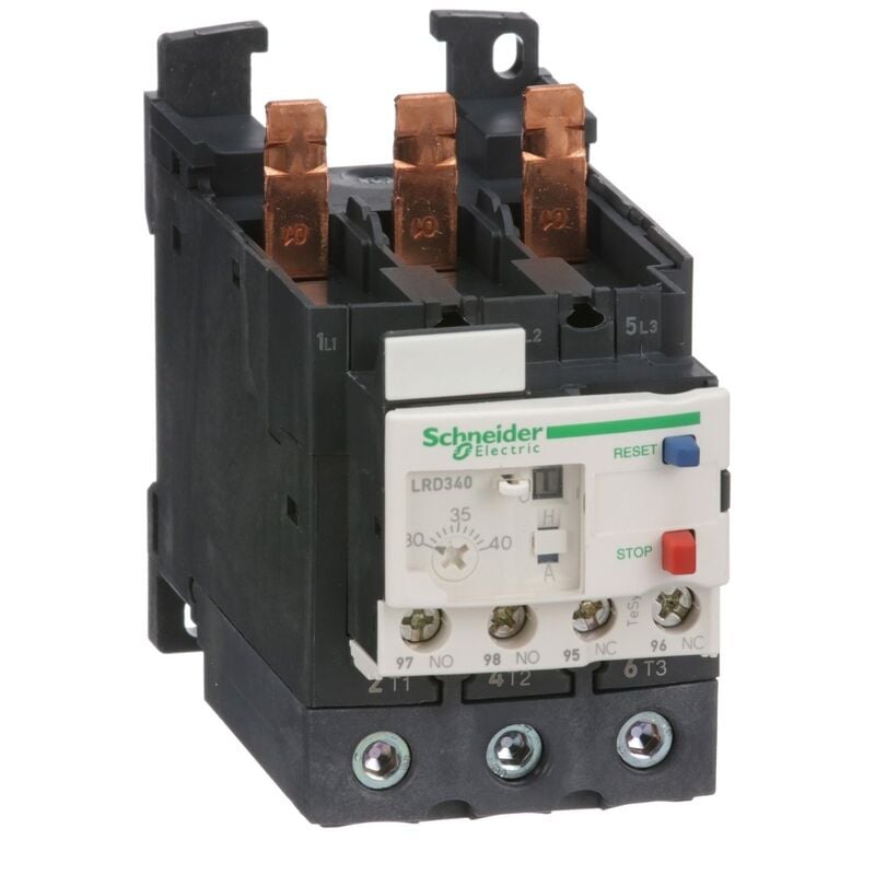 Schneider - relais de protection thermique 25-40A classe 10A, bornier puissance everlink - LRD340