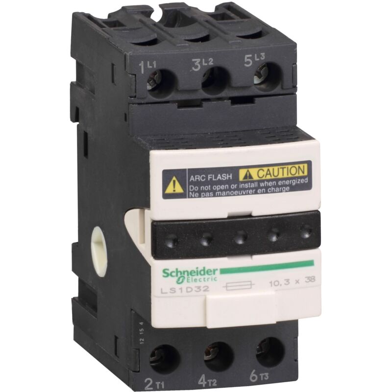 Corps de sectionneur fusible 3P 32A pour fusible nfc 10x38mm schneider LS1D32