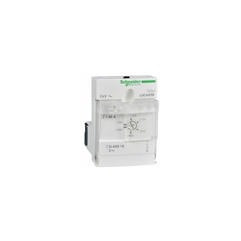 unité de contrôle standard - luca - tesys u - 3 à 12a - 48 à 72v dc - schneider electric luca12es