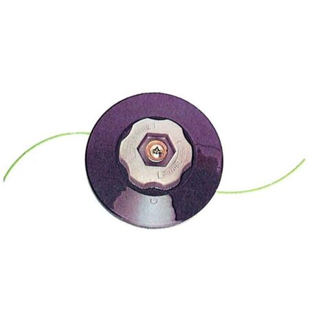 Tete a' 2 fils nylon 2,4 mm pour de'broussailleuse avec raccord femelle 8 MA