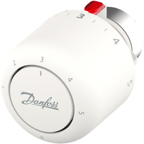 Danfoss Aero RA/V Click, Vanne thermostatique de radiateur avec soufflet thermostatique rempli de gaz et capteur intégré