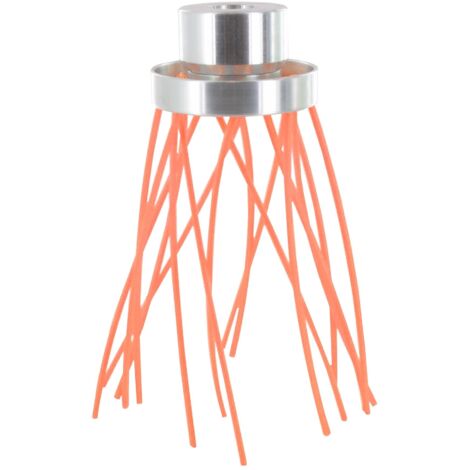 Tête Aluminium Brosse 8 Fils Nylon (16 En Sortie) Pour Débroussailleuse De Cylindrées Jusqu'à 30cc. Modèle Universel (alésage 20