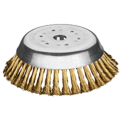 Tête Brosse Conique 36 Tresses Laiton Premium Pour Débroussailleuse Stihl, Dolmar, Echo, Jonsered, Solo De 1 Cv (0,7 Kw) à Max 2