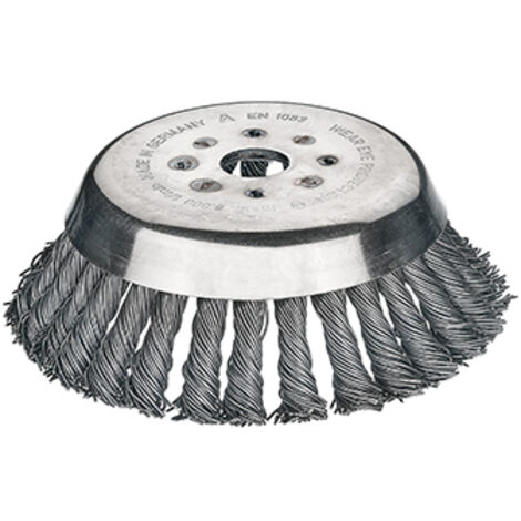 Tête Brosse Conique 36 Tresses Métallique Premium Pour Débroussailleuse Stihl, Dolmar, Echo, Jonsered, Solo De 1 Cv (0,7 Kw) à M