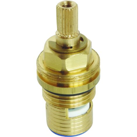 Ayor – Tête céramique pour robinet 1/2 tour M15/21 – Filetage mâle M15/21 – Réparation robinetterie – Compatible eau sanitaire