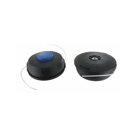 Tête Complète Double Fil Adaptable Pour Machines Husqvarna Modèles T-45. Diamètre 145mm. Adaptateur Filetage M12 X 1,75mm. Rempl