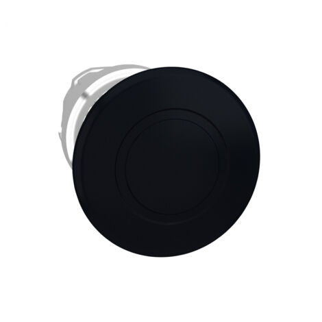 tête coup de poing - pousser / tirer - noir - harmony xb4 - schneider electric zb4bt2