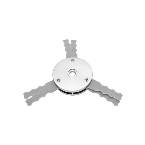 tête couteaux dominator saw 6 lames en dents de scie, alu/plastique adaptée pour un usage intensif et professionnel. convient po