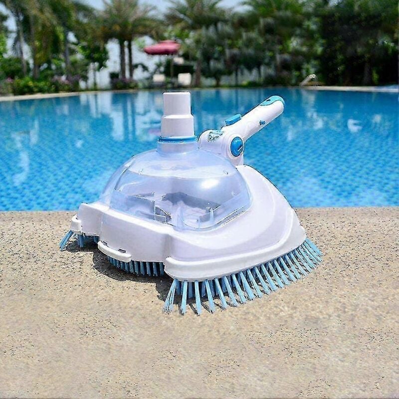 Alovez - Tête d'aspirateur de piscine de jardin, brosse durable pour nettoyeur d'eau sous-marin, accessoires de brosse de piscine à aspiration pour