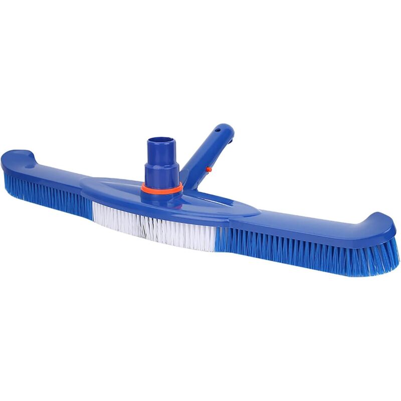 Tête D'aspiration de Piscine Brosse de Nettoyage de Piscine Nettoyeur de Fond de Piscine Manuel pour Nettoyer Les Murs Carrelage Sols 50,5 Cm Bleu