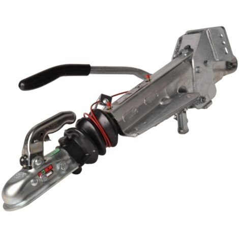 Tête d'attelage freinée KF20 – Fixation en V pour remorques jusqu'à 2000 kg – Charge à la rotule 150 kg – Installation rapide – Knott