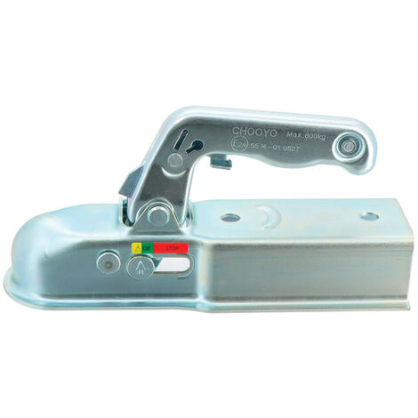 Tete d'attelage pour boule diamètre 5 cm, tube carré 6 cm