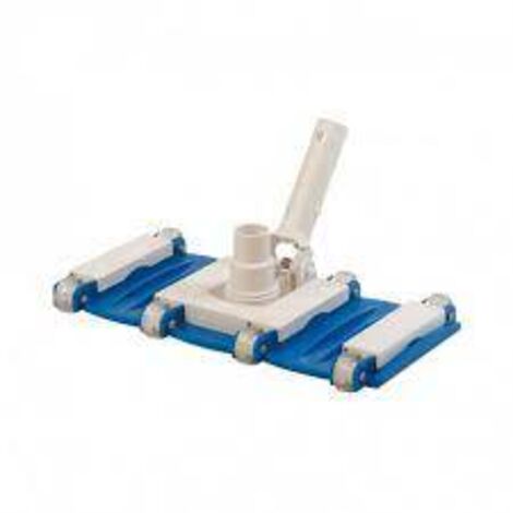 Tête de balai 8 roues + brosse pour piscine béton - BWT