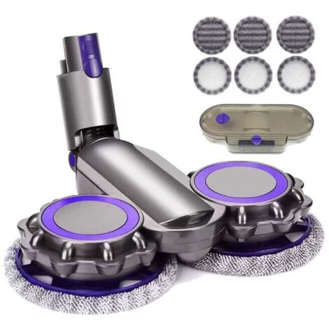 Tête De Balai Nettoyeur Humide Et Sec Compatible Dyson Avec Reservoir D Eau Et 6 Accessoires