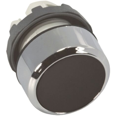 Tête de bouton poussoir ABB, ABB Modular Noir, Ø découpe 22mm, Momentané ( Prix pour 1 )