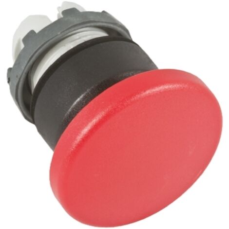 Tête de bouton poussoir ABB, ABB Modular Rouge, Ø découpe 22mm, Momentané ( Prix pour 1 )