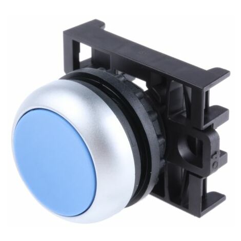 Tête de bouton poussoir Eaton, Eaton Moeller Bleu, Ø découpe 22mm, Momentané ( Prix pour 1 )