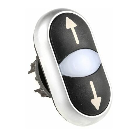 Tête de bouton poussoir Eaton, Eaton Moeller Noir, Ø découpe 22mm, Momentané ( Prix pour 1 )