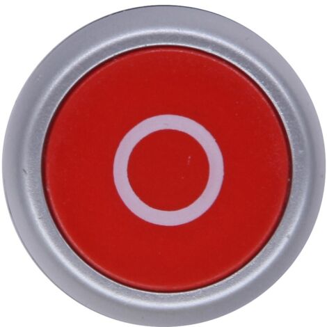 Tête de bouton-poussoir RS PRO Rouge, Retour par ressort, Ø découpe 22mm ( Prix pour 1 )