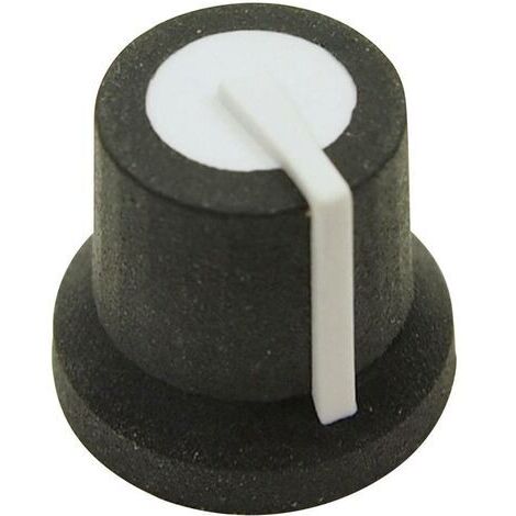 Tête de bouton rotatif Cliff CL170822BR noir, blanc (Ø x H) 16.8 mm x 14.5 mm 1 pc(s) S16272