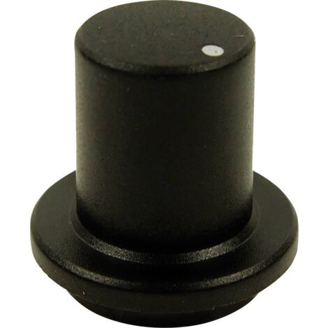 Tête de bouton rotatif Cliff FCR7172 noir (Ø x H) 23 mm x 17 mm 1 pc(s) Y722251