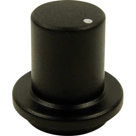 Tête de bouton rotatif Cliff FCR7172 noir (Ø x H) 23 mm x 17 mm 1 pc(s) Y722251