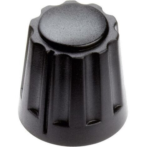 Tête de bouton rotatif Mentor 4331.4000 noir (Ø x H) 14.5 mm x 14 mm 1 pc(s) S31211