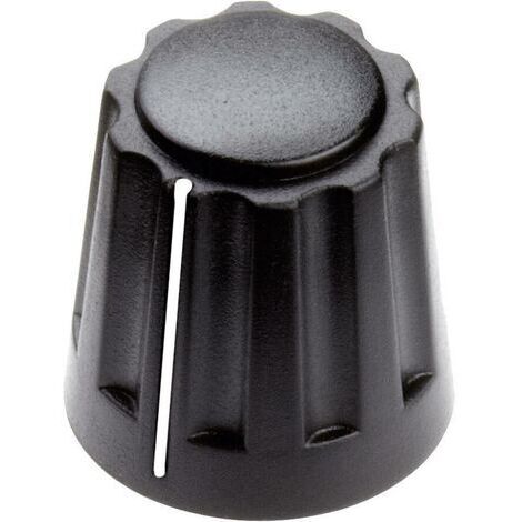 Tête de bouton rotatif Mentor 4331.4001 avec pointeur noir (Ø x H) 14.5 mm x 14 mm 1 pc(s) S31214