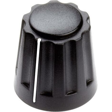 Tête de bouton rotatif Mentor 4331.6001 avec pointeur noir (Ø x H) 14.5 mm x 14 mm 1 pc(s) S31210