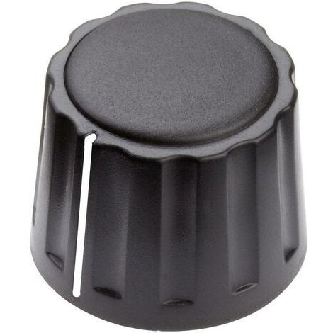 Tête de bouton rotatif Mentor 4332.4001 avec pointeur noir (Ø x H) 20 mm x 15 mm 1 pc(s) S31235
