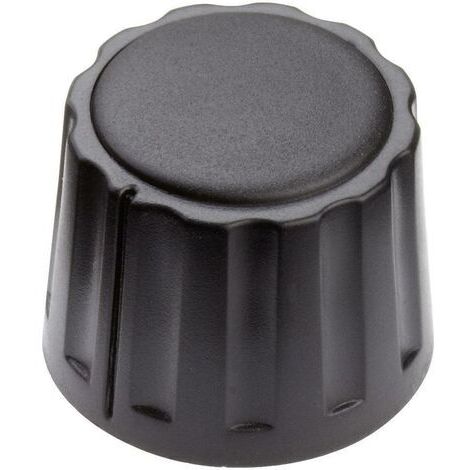 Tête de bouton rotatif Mentor 4332.6000 noir (Ø x H) 20 mm x 15 mm 1 pc(s) S31239