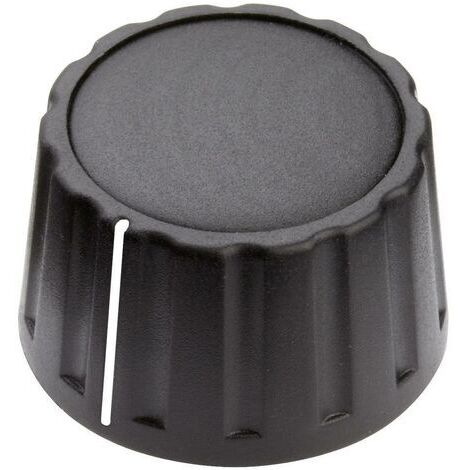 Tête de bouton rotatif Mentor 4333.6001 avec pointeur noir (Ø x H) 28 mm x 17 mm 1 pc(s) S31233