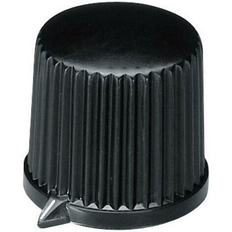 Tête de bouton rotatif OKW A1312560 avec pointeur noir (Ø x H) 20.7 mm x 19.7 mm 1 pc(s) D94470