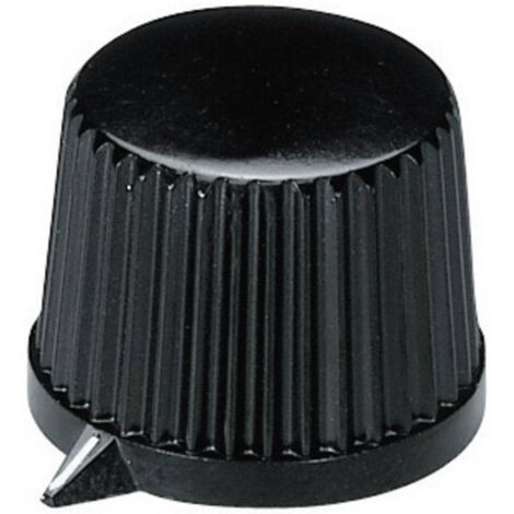 Tête de bouton rotatif OKW A1313560 noir (Ø x H) 20 mm x 15.4 mm 1 pc(s) D94804