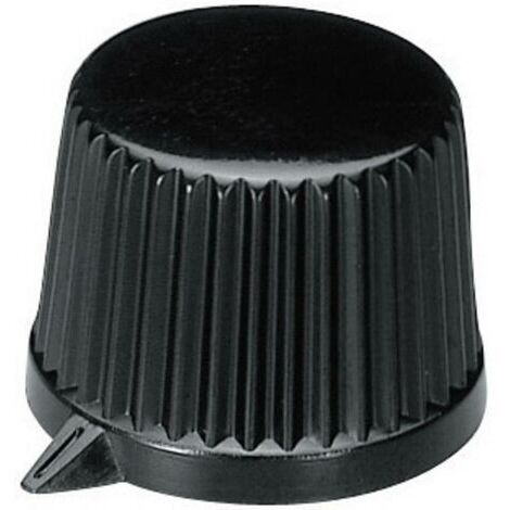 Tête de bouton rotatif OKW A1613560 noir (Ø x H) 19.9 mm x 15.5 mm 1 pc(s) D94842
