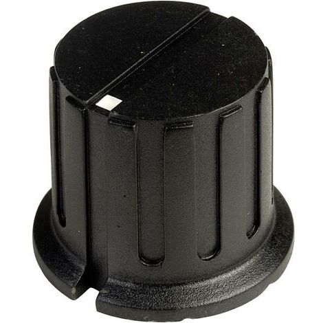 Tête de bouton rotatif SCI PN-38B (6.4mm) avec pointeur noir (Ø x H) 23.3 mm x 20 mm 1 pc(s) Y717511