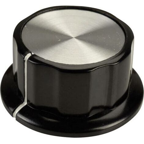 TÊTE DE BOUTON ROTATIF SCI RN-99A(6.4MM) NOIR, BLANC (Ø X H) 45 MM X 20.3 MM 1 PC(S)